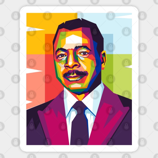 Apollo Creed Sticker by cool pop art house